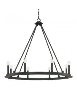 Capital Lighting 4918BI-000 Pearson 8 Light Chandelier